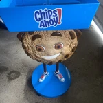 Chips Ahoy! Character Cookie Store Display W/storage Tray Rolling Wheels. Fixed Price $350.00.