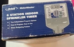 Orbit Station Indoor Easy Dial Sprinkler Timer Model 57196. Fixed Price $39.99.