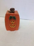 Fall Halloween Pumpkin Storage Candy Craft Table Display Box Centerpiece Lid. Fixed Price $10.39.
