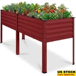 Non Toxic Galvanized Raised Garden Bed Planter W/ Drainage Herbs Vegetables New. Fixed Price $179.07.