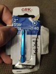 Grk Bits Carded T-40 2-INCH Per Card, Blue (peg G-1). Fixed Price $8.49.