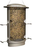 Squirrel-proof Bird Feeder, Satin Nickel Finish, 4.2 Lb. Capacity 11-SQU-X-1. Fixed Price $70.53.