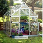 Palram - Canopia Harmony 6' X 8' Greenhouse With Starter Kit. Fixed Price $1299.99.