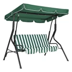 Porch Swing Hammock Bench Lounge Chair 3-SEAT Padded With Canopy 600 Lbs. Fixed Price $110.19.