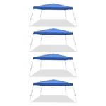 Caravan Canopy Pop-up Tent 12 X Ft Slanted Leg Instant Shade, Blue (4 Pack). Fixed Price $531.96.