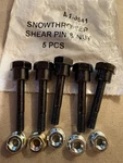 (5) Pack Rotary 41-5541 Shear Pin / Nut Replaces Husqvarna 531002513 9122E. Fixed Price $11.99.