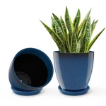 12" Round Planter Flower Pot Indoor Outdoor With Drainage Hole Saucer. Fixed Price $25.86.
