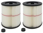 2 General Purpose Cartridge Filters Compatible With Craftsman Red Stripe Vacuums. Fixed Price $26.99.