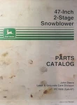 John Deere 425 455 Garden Tractor W/ Quik-tatch 47 Snow Thrower Fm Parts Manual. Fixed Price $318.99.