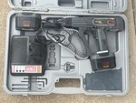 Senco Duraspin (DS202-14V) Drywall Screwgun W/ Batteries, Case & Charger+. Fixed Price $150.00.