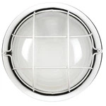 Westinghouse 67836 White On Steel Glass Lens 1-LIGHT Wall Fixture Dia. In.. Fixed Price $33.02.
