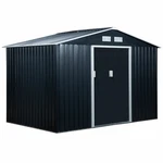 9' X 6' Metal Garden Shed Outdoor Utility Tool Storage For Backyard Patio Garage. Fixed Price $489.99.