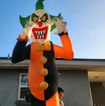 Gemmy Halloween Giant Clown Light Up Inflatable 12 Tall. Fixed Price $88.99.