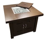 Az Patio Heaters Outdoor Fire Pit In Hammered Bronze. Fixed Price $503.60.