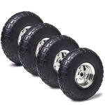 (4 Pack) Ar-pro 10" Heavy-duty Replacement Tire And Wheel Set Of 4, Silver. Fixed Price $69.48.