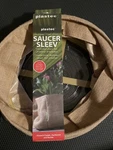 Plastec Plant Saucer Sleeve Burlap, 16 Diameter 10 Height. Fixed Price $12.00.