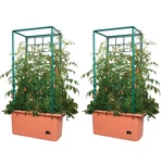 Hydrofarm Gctr 10 Gal Tomato Trellis Self Watering Grow System (2 Pack). Fixed Price $141.99.