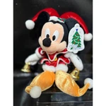 Vintage Tokyo Disneyland Christmas Mickey Mouse Santa Plush Doll W/ Bell 11"TALL. Fixed Price $22.50.