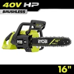 Ryobi 40V Hp Brushless 16 In. Battery Cordless Electric Chainsaw (tool Only). Fixed Price $184.95.