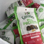 Greenies Pill Pockets For Dogs Hickory Smoke Flavour -6 Packs Exp May 26/29. Fixed Price $52.00.