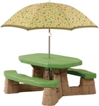 STEP2 Naturally Playful Kids Picnic Table With Removeable Umbrella, Indoor/outdo. Fixed Price $233.99.