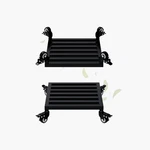 Pack X12"X 3.5"H Square Plant Caddy With Wheels, Fully Assembled, Heavy.... Fixed Price $54.68.
