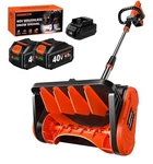 40V Cordless Snow Shovel, 13-INCH 2 X 4.0A Battery Powered Blower. Fixed Price $112.49.