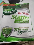 Scotts Turf Builder Starter Food For New Grass 15 Lb. - Lawn Fertilizer. Fixed Price $49.99.