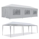 10'X30' Canopy Party Wedding Tent Gazebo Pavilion W/8 Side Walls Outdoor White. Fixed Price $91.20.