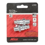 Milton H Style Plugs 1/4" Male Npt Steel Quick Release S-1839 2 Pack. Fixed Price $13.95.