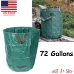 1/2 Pack Professional Reusable Garden Waste Bags 72-GALLON Leaf Lawn Trash. Fixed Price $10.75.