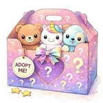 Mystery Box Premium Adopt Plushie Surprise Stuffed Animal Gift. Fixed Price $14.00.