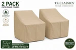 Tk Classics Patio Chair Covers Pack Waterproof 28X34X33 Beige. Fixed Price $29.99.