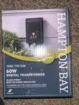 Hampton Bay 60W Digital Transformer - Low Voltage New! Free Shipping!. Fixed Price $50.00.