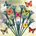 9 Pcs Solar Flying Moving Fluttering Waterproof Garden Stakes Decorations Home. Fixed Price $60.69.