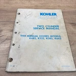 Kohler Oem Two Cylinder Service Repair Manual / K482 K532 K582 K662. Fixed Price $17.00.