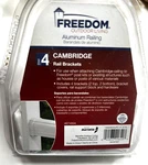 Freedom 1.3-IN X 1.4-IN Cambridge White Aluminum Post Connector 040933206407. Fixed Price $22.00.