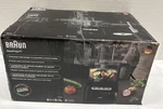 Braun FP3101BK Easy Prep 8-CUP Food Processor, Black. Fixed Price $79.99.