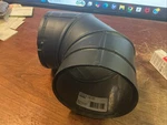 Security Dl Double Wall X 90-DEG Black Stove Pipe Elbow 6DE90 (new). Fixed Price $140.00.