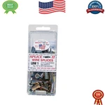Wire Splice Pack (100) For 12.5-GAUGE Barbed & 9-GAUGE Fence Weather Resistant. Fixed Price $64.99.