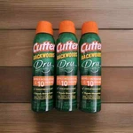 (3) Cutter Backwoods Dry Spray Mosquitoe Tick Flea Repellent 10 Hr Sweat Resist. Fixed Price $19.99.