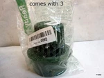 Set Of 3 Nds 70 Green Polyethylene Atrium Grate Interior Thread Size. Fixed Price $25.00.