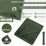 Heavy Duty Canvas Multipurpose Tarpaulin Cover For Canopy Tent Roof Camping. Fixed Price $39.59.