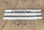 Post Aermotor Windmill Stub Tower, 6FT/8FT Mills, 3FT W/collar Bolt Set. Fixed Price $199.00.