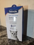 Petmate Jumbo Litter Pan Liners 8CT Strong Durable Easy Clean Hygienic Cat Bags. Fixed Price $16.93.