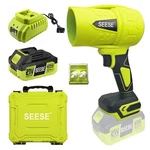 Seese Turbo Jet Leaf Blower: Cordless For Yard Leaves, Driveway. Fixed Price $91.65.