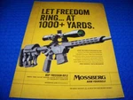 2018 Mossberg Mvp Precision Rifle "let Freedom RING"..1-PAGE Sales Ad (341DD). Fixed Price $8.99.