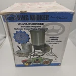 King Kooker 1265BF3 Portable Propane Outdoor Deep Frying/boiling Package Nib. Fixed Price $69.95.