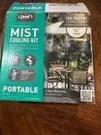 Orbit Preassembled Mist Cooling Kit 1/4" Tubing 12' Portable Water. Fixed Price $19.99.