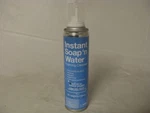 Instant Soap 'n Water Foaming Cleanser - 9 Oz Can. Fixed Price $19.95.